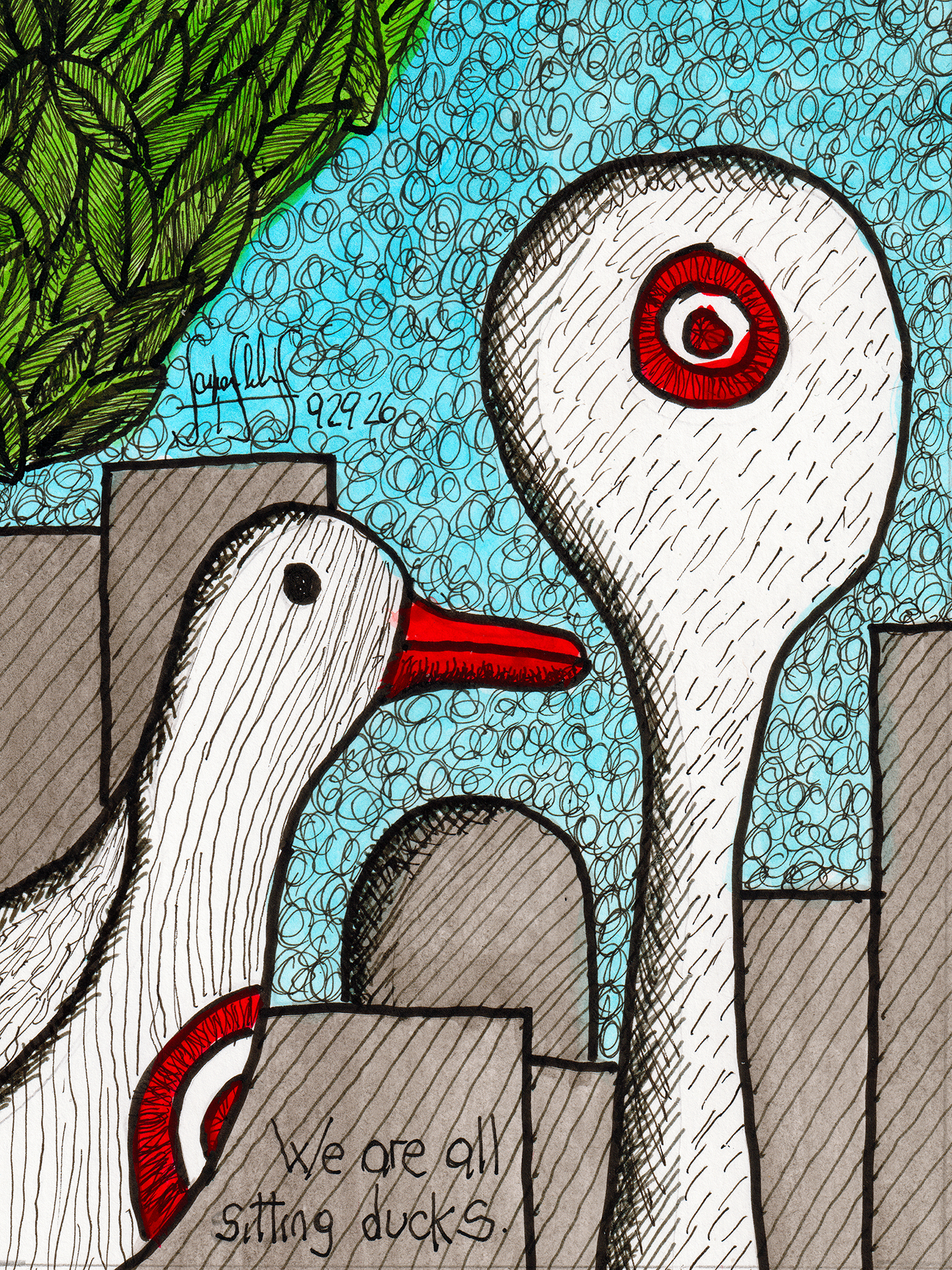 we are all sitting ducks